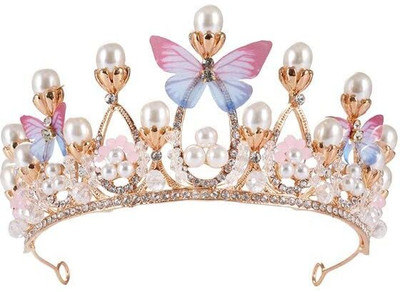 Silencio Crown & Tiara(Pink, Pack of 1)