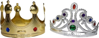BLANKED Crown(Gold, Silver, Pack of 2)