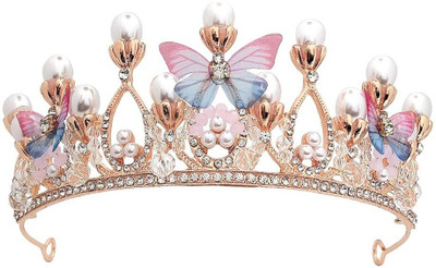 PALAY Crown & Tiara(Multicolor, Pack of 1)