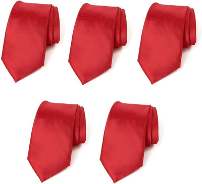 Seerat Solid Tie(Pack of 5)