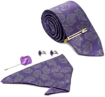 LOUIS STITCH Self Design Tie(Pack of 4)