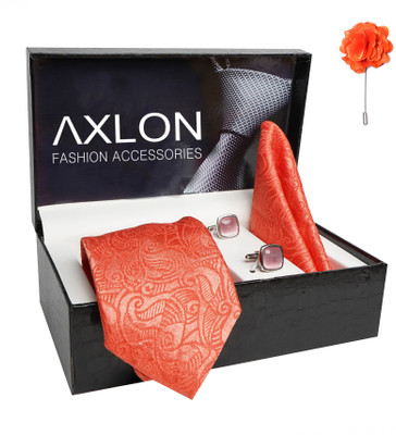 AXLON Printed Tie(Pack of 4)