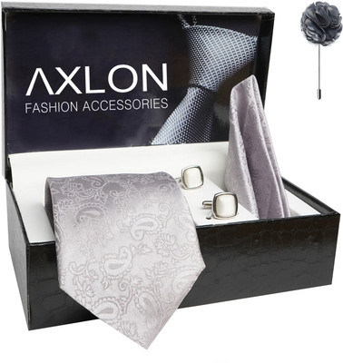 AXLON Printed Tie(Pack of 4)