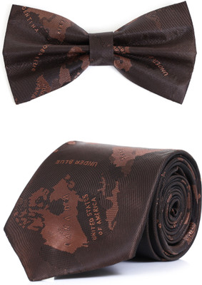RANDOM STRIPE Printed Tie(Pack of 2)