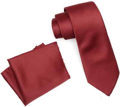 FashMade Solid, Woven, Self Design, Applique Tie