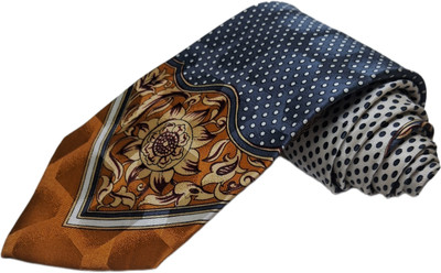 DENMARC Polka Print, Floral Print Tie