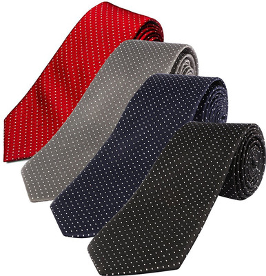 Seerat Polka Print Tie(Pack of 4)