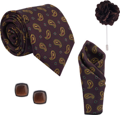 CALIXTO Self Design Tie(Pack of 4)