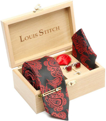 LOUIS STITCH Self Design Tie