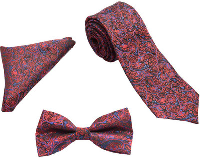To The Nines Self Design Tie(Pack of 3)