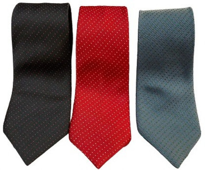 FitForm Attire Polka Print Tie(Pack of 3)