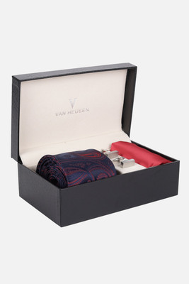 VAN HEUSEN Steel Cufflink Set(Blue)