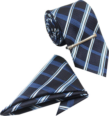 TIE STUDIO Checkered Tie(Pack of 3)