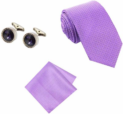 TIE STUDIO Self Design Tie(Pack of 3)