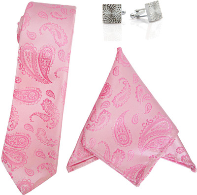 To The Nines Self Design Tie(Pack of 3)