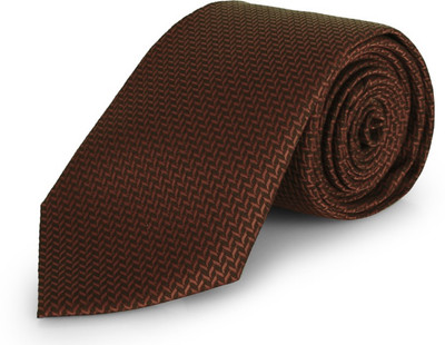 RANDOM STRIPE Self Design Tie(Pack of 5)