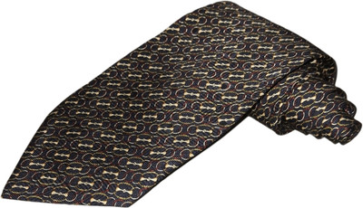 DENMARC Checkered, Floral Print Tie