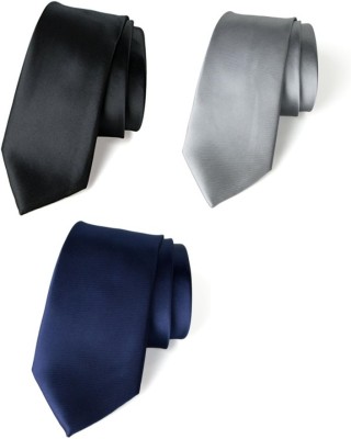 Ivikta Solid Tie(Pack of 3)