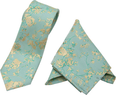 To The Nines Self Design Tie(Pack of 2)