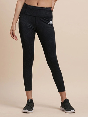 vitawolf Printed, Solid Women Black Tights