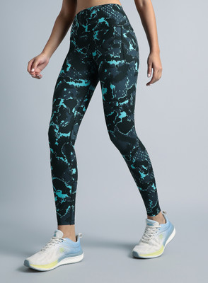 Cult Printed Women Blue Tights