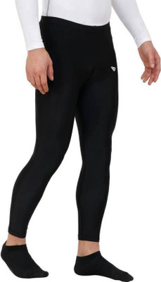 Kyk Solid Men Black Tights