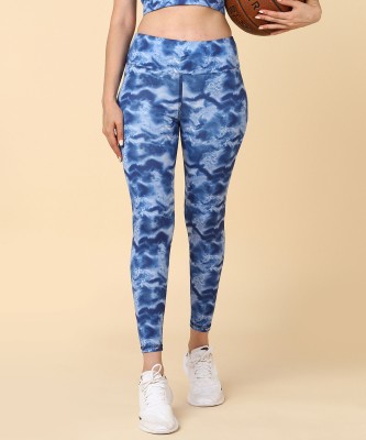 Nexstep Printed Women Blue Tights