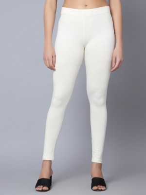 UNFLD Solid Women White Tights