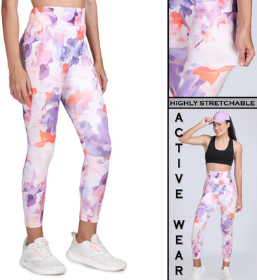YUALIN CREATION Printed Women Multicolor Tights