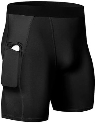 HouseOfCommon Solid Men Black Tights
