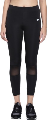 Clovia Solid Women Black Tights