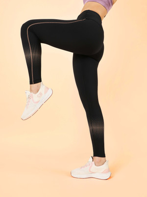 Cult Solid Women Black Tights