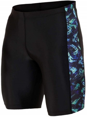 Sportinger Printed Men Black Tights