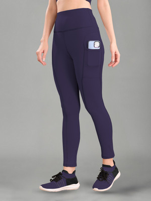 Kashikey creation Solid Women Dark Blue Tights