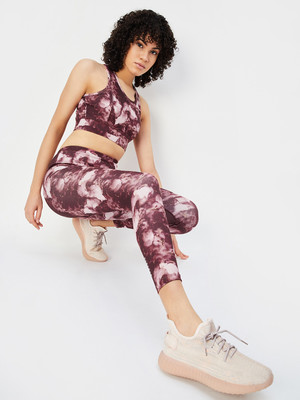 MAX Solid Women Red Tights