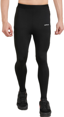 WMX Solid Men Black Tights