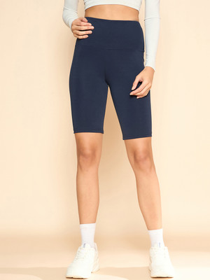 COLOR CAPITAL Solid Women Dark Blue Tights