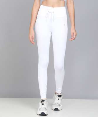 KOBO Solid Women White Tights
