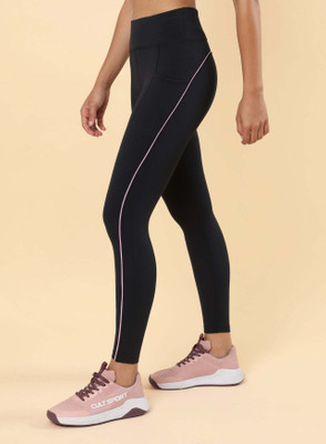 Cult Solid Women Black Tights