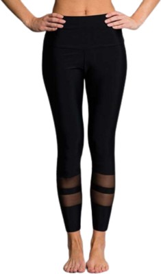 Latest Street Fashion Solid Women Black Tights