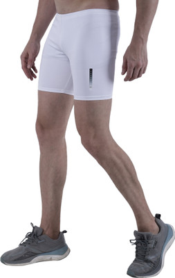 TroopLine Solid Men White Tights