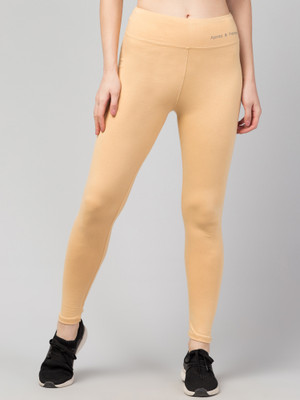 Ullas Solid Women Beige Tights