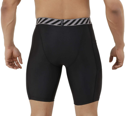 WMX Solid Men Black Tights
