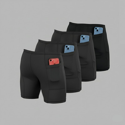 TroopLine Solid Men Grey, Grey, Grey, Grey Tights