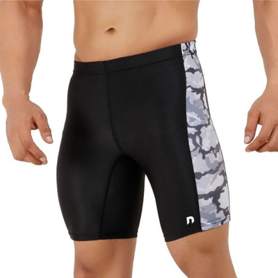 never lose Printed, Solid, Color Block, Self Design Men Black Tights