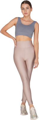 TOMKOT Solid Women Grey Tights