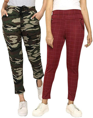 4M SALES Multicolor Jegging(Checkered)