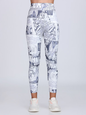 Attirezone Geometric Print Women Multicolor Tights