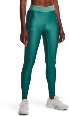 UNDER ARMOUR Solid Women Green Tights