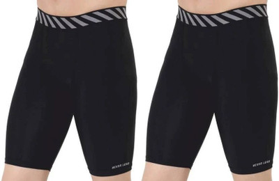 NINQ Solid Men Black Tights